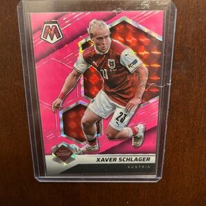 Panini Prizm Soccer Card                     XAVER SCHLAGER CARD#131 Dated 02/10